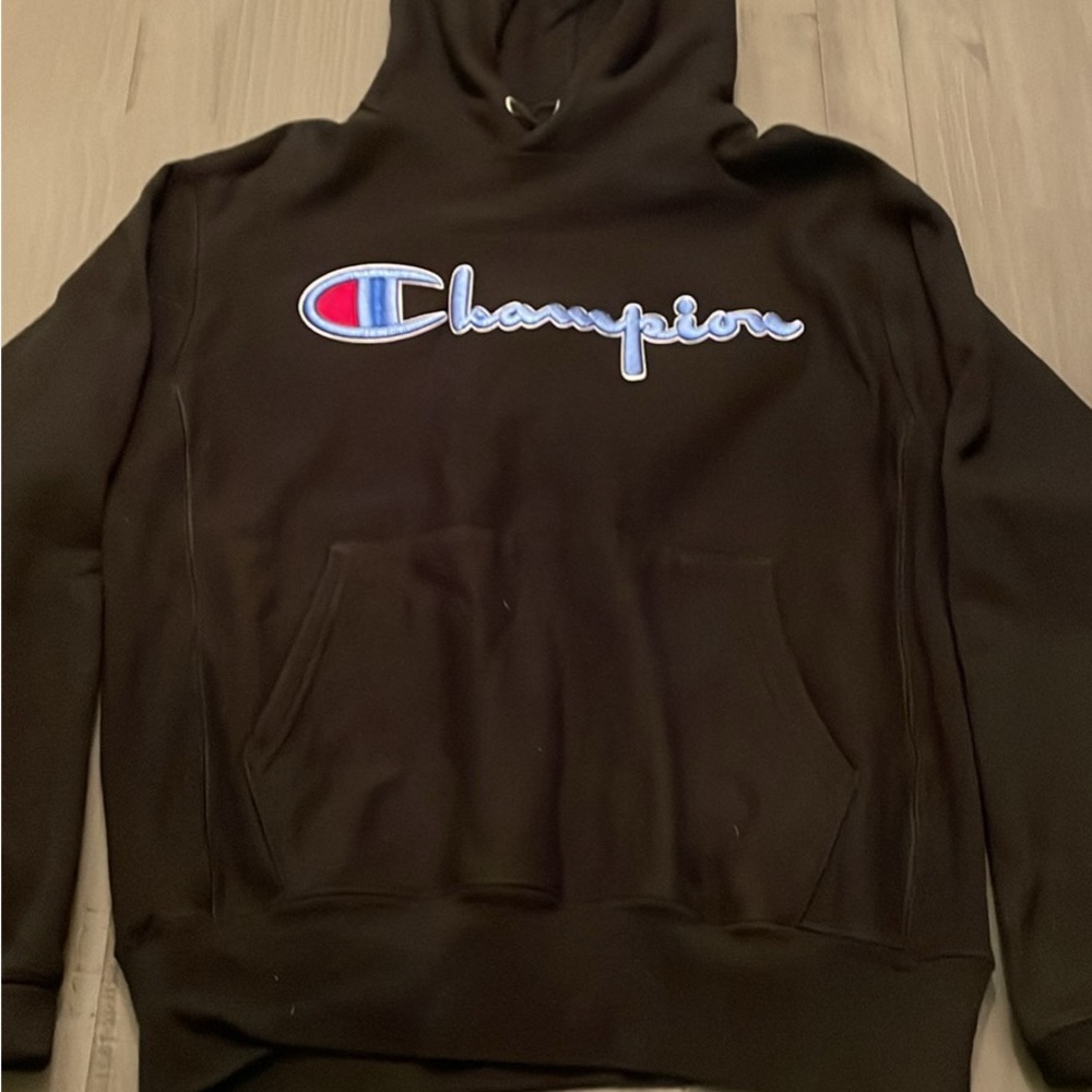 Champion Black Pullover Hoodie